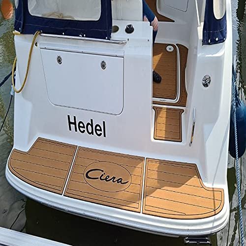 Boat EVA Faux Teak Decking Floor Compatible with 1988 Bayliner 3288 3270 Swim Platform
