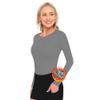 ACTIVE UNIFORMS Women's Under Scrub Tee Crew Neck Long Sleeve T-Shirt (Grey, 4X-Large) view 1
