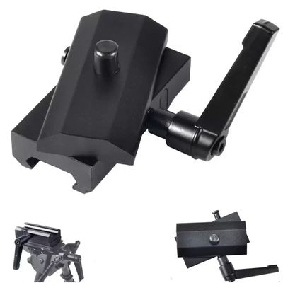 360 Tactical QD Quick Detach Bipod Adapter Quick Detach Cam Lock QD Bipod Sling Adapter for Picatinny Weaver Rails Mount Accessories for Harris Bipod
