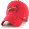 '47 MLB Cooperstown Clean Up Adjustable Hat, Adult (St Louis Cardinals Red Cooperstown), One Size view 1