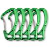 CRAZY SHARK Fishing Aluminum Alloy Carabiner Keychain Outdoor Camping Climbing Snap Clip Lock Buckle Hook Fishing Tool (Green-5pcs) view 1