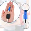Funrous 10 Packs Detachable Keychain Quick Release Pull Apart Key Ring with 2 Split Rings for Bag Purse Belt (Multicolor) view 4