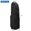 TurnWay Foldable Padded Golf Travel Bag, Heavy Duty 900D Polyester Waterproof Bag Cart Bag with Wheels, Soft-Sided Spacial Size for Golf Gear Transportation(Black) view 3