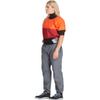 NRS Women's Stratos Shorty Semi-Dry Paddling Jacket-Poppy/Vino-M view 3