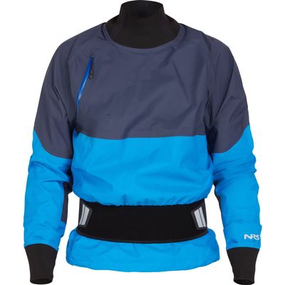 NRS Men's Stratos Semi-Dry Paddling Jacket-Blue-S
