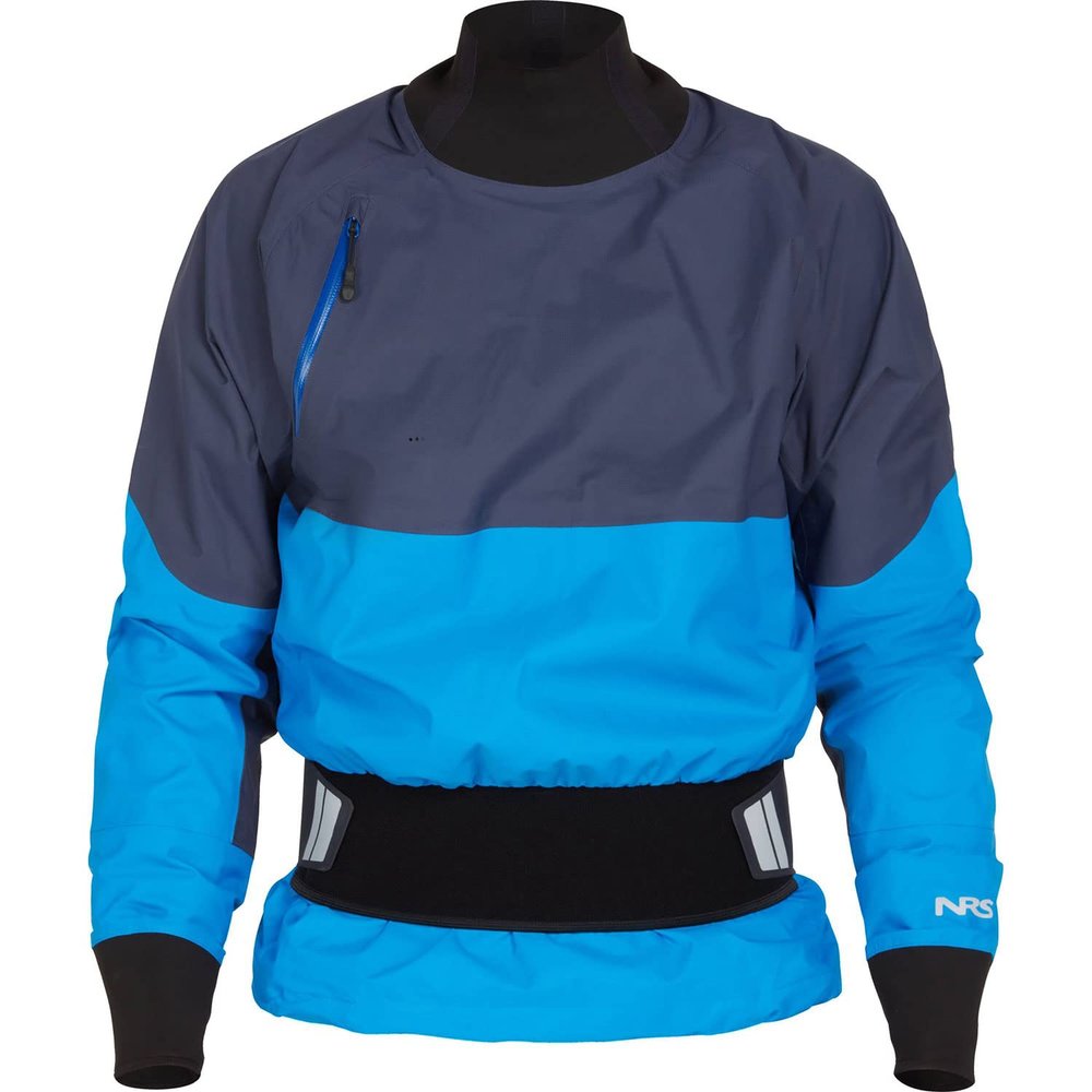 NRS Men's Stratos Semi-Dry Paddling Jacket-Blue-S