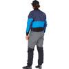 NRS Men's Stratos Semi-Dry Paddling Jacket-Blue-S view 4