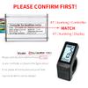 Ebike LCD Display Mini Meter KT-LCD4 Display Compatible 24V 36V 48V 52VKT Controller Electric Bike Conversion Kit (LCD4 Waterproof Plug) view 2