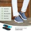 OrthoComfoot Men's Orthopedic Loafers and Slip-On, Diabetic Sneakers with Soft Cushion Footbed, Plantar Fasciitis Driving Shoes for Flat Feet Blue Size 9.5 view 4