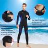 Wet Suits for Women Men Full Body 3MM Neoprene Wetsuit Diving Suit in Cold Water, Long Sleeves Front Zip Scuba Wetsuits One Piece Thermal Swimsuit for Surfing Snorkeling (3MM Men Blue, Small) view 4