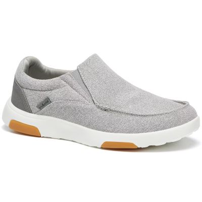 OrthoComfoot Men's Orthopedic Comfortable Walking Shoes for High Arch, Orthotic Slip-On Sneakers for Ankle Pain, Lightweight Outdoor Shoes for Hanging Out Grey Size 9