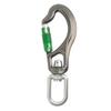 DMM Sidewinder Carabiner ( Locksafe ) Titanium/Green A98K71 view 1