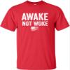 Go All Out XX-Large Red Adult Awake Not Woke American Flag Conservative T-Shirt view 2
