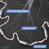 Yeahmart Handmade American Saltwater Fishing Cast Net with Heavy Duty Real Zinc Sinker Weights for Bait Trap Fish 5Ft Radius, 3/8 Inch Mesh Size view 4