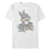 Disney Bambi Thumper Men's Tops Short Sleeve Tee Shirt, White, 4X-Large Big Tall view 1