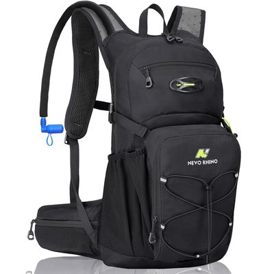 N NEVO RHINO Hydration Backpack, 18L Multipurpose Hiking Backpack with 3L Water Bladder, Water Backpack Insulated Hydration Pack Ideal for Hiking and Cycling