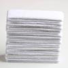 Cotton Sweatband Headbands,Pack of 12,Elastic Stretchy Sport Terry Cloth Moisture Wicking Sweat Bands,Yoga Workout Fitness Exercise Basketball Headband (White) view 1