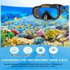 Ubekezele Snorkeling Gear for Adults Men Women,4 in 1 Snorkel Set with Panoramic View Diving Mask Anti-Fog Anti-Leak,Dry Top Snorkel,Fins and Travel Bag for Swimming,Snorkeling and Travel Diving view 2