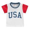 Baby Boys Short Sleeve Romper T-Shirt Tops USA Print Casual Tee Shirts Blouse Summer Clothes (2T, Big Brother) view 1