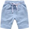 EISHOW Baby Toddler Summer Shorts, Kids Solid Cotton Knee Length Jogger Sport Shorts Casual Elastic Waist Harem Pants view 1