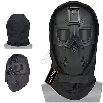 Adjustable Tactical Wild Mask Skull Mask Airsoft Balaclava Mask for Military Outdoor Sports CS Cosplay