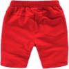 EISHOW Baby Toddler Summer Shorts, Kids Solid Cotton Knee Length Jogger Sport Shorts Casual Elastic Waist Harem Pants view 2