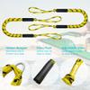 Bungee Dock Line, Mooring Rope, Marine Anchor Line - Accessory for Docking Pontoon, Seadoo, Bass Boat, Jet Ski, Kayak, WaveRunner - 4-5.5FT (Yellow) view 3