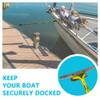Bungee Dock Line, Mooring Rope, Marine Anchor Line - Accessory for Docking Pontoon, Seadoo, Bass Boat, Jet Ski, Kayak, WaveRunner - 4-5.5FT (Yellow) view 4