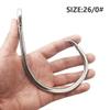 Super Giant Fishing Hook 24/0-28/0 Forged in-line Circle Hooks Shark & Swordfish &Tuna Hook Stainless Steel Big Game Hook Saltwater (Size 28/0-Pack of 2) view 4