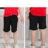 EISHOW Baby Toddler Summer Shorts, Kids Solid Cotton Knee Length Jogger Sport Shorts Casual Elastic Waist Harem Pants Z Black view 2