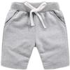 EISHOW Baby Toddler Summer Shorts, Kids Solid Cotton Knee Length Jogger Sport Shorts Casual Elastic Waist Harem Pants view 1