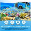 Ubekezele Snorkeling Gear for Adults Men Women,4 in 1 Snorkel Set with Panoramic View Diving Mask Anti-Fog Anti-Leak,Dry Top Snorkel,Fins and Travel Bag for Swimming,Snorkeling and Travel Diving view 2