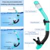 Ubekezele Snorkeling Gear for Adults Men Women,4 in 1 Snorkel Set with Panoramic View Diving Mask Anti-Fog Anti-Leak,Dry Top Snorkel,Fins and Travel Bag for Swimming,Snorkeling and Travel Diving view 3