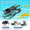 Ubekezele Snorkeling Gear for Adults Men Women,4 in 1 Snorkel Set with Panoramic View Diving Mask Anti-Fog Anti-Leak,Dry Top Snorkel,Fins and Travel Bag for Swimming,Snorkeling and Travel Diving view 4