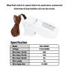 Saunke Bilge Pump for Boats DC 12V 24V 32V Marine Water Pump Float Switch, White view 4