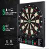 WIN.MAX Electronic Dart Board, LED Display Automatic Scoring Dartboard Sets for Adults with 12 Darts 100 Soft Tips, Dart Board Electronic Scoreboard, Power Adapter, Outdoor view 3