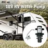 Water Pump, 12V Pump DC Self-Priming Water Pump High Pressure Self-Priming Caravan for Camper Marine Boat Lawn view 2