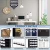 Baseball Display Frame Case Baseball Shadow Box Wall Cabinet Baseball Holders for 30 Balls Display with Lockable Anti Fade UV Protection Acrylic Door for Homerun and Collector Autograph Balls, Black view 3