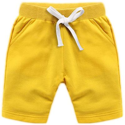 EISHOW Baby Toddler Summer Shorts, Kids Solid Cotton Knee Length Jogger Sport Shorts Casual Elastic Waist Harem Pants