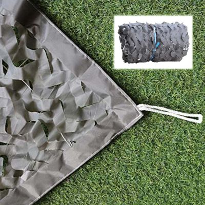 Camo Netting Hunting, Garden Pergola Shade Net, Sunscreen Camouflage Net, Military Decoration, Reinforced Camouflage Netting 2m 3m 4m 5m 6m 7m 8m 9m, Grey, Various Sizes,Grey-3x5m(9.8*16.4ft)