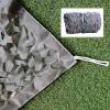 Camo Netting Hunting, Garden Pergola Shade Net, Sunscreen Camouflage Net, Military Decoration, Reinforced Camouflage Netting 2m 3m 4m 5m 6m 7m 8m 9m, Grey, Various Sizes,Grey-3x5m(9.8*16.4ft) view 1