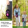 AUPET Water Bottle Sling Bag Sleeve Holder Carrier 25/32/40/64 oz,Insulated Crossbody Water Bottle Case Cover with Strap and Pockets for Men/Women Walking Hiking Camping (40oz, nice butterlies) view 2