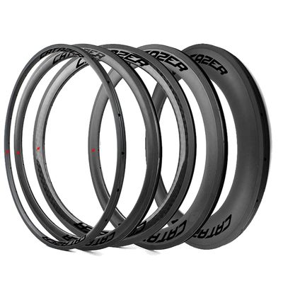 700C 23mm Width 24/28/50/60/88mmTubular/Clincher Road Bike Carbon Rim UD/3K/12K Lightweight Toray T800/T700 Rim Brake or Disc Brake