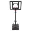 LDQS Basketball Hoop Backboard Stand System Portable Removeable Basketball Hoop & Goals Outdoor/Indoor Poolside Hoop Adjustable Height 1.15m-1.35m Basketball Set, Clear Backboard Black Stand view 4