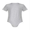 ACSUSS Men's Short Sleeve Undershirt Press Button Crotch Shirt Bodysuit Round Neck Leotard Tops Light Grey 3X-Large view 3