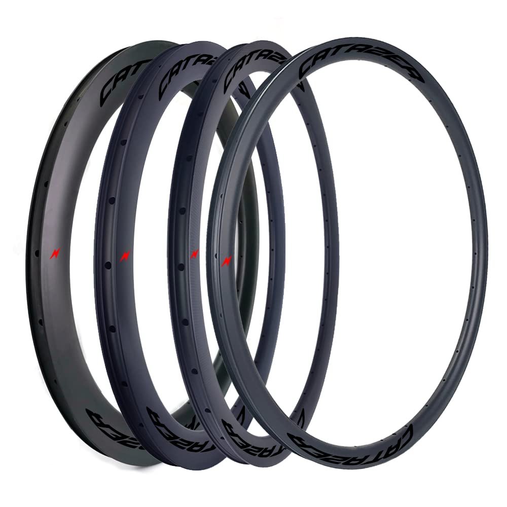 700C 25mm Width 25/38/45/50/55mm Hight Asymmetric Tubular/Tubeless Road Bike Carbon Rim Lightweight UD/3K/12K