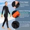 Wetsuit Top Jacket Women Men 3MM Neoprene Long Sleeve Dive Scuba Wet Suit Shirt, 2MM 1.5MM Warm Front Zipper Wetsuits Shirts Vest Surfing Swimming Suit in Cold Water Sports (L, 3MM Black Women) view 3