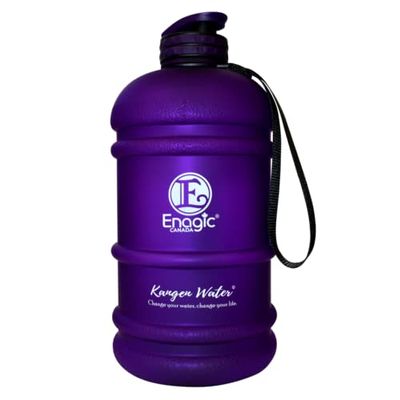 Compatible/Replacement for Enagic Kangen Leveluk Sports Water Bottle Half Gallon Purple