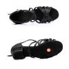 Rosefinch Girls' Dance Shoes Heel 1.3" Latin Salsa Practise Dancing Shoes for Dancing Salsa Latin Tango Girl Social Dance Beginner Black 11.5US view 3