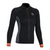 Wetsuit Top Jacket Women Men 3MM Neoprene Long Sleeve Dive Scuba Wet Suit Shirt, 2MM 1.5MM Warm Front Zipper Wetsuits Shirts Vest Surfing Swimming Snorkeling Kayaking Suit in Cold Water Sports view 1